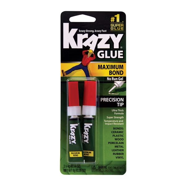 KRAZY GLUE MAXBD GEL 2PK, Krazy Glue, Mfr#: KG817